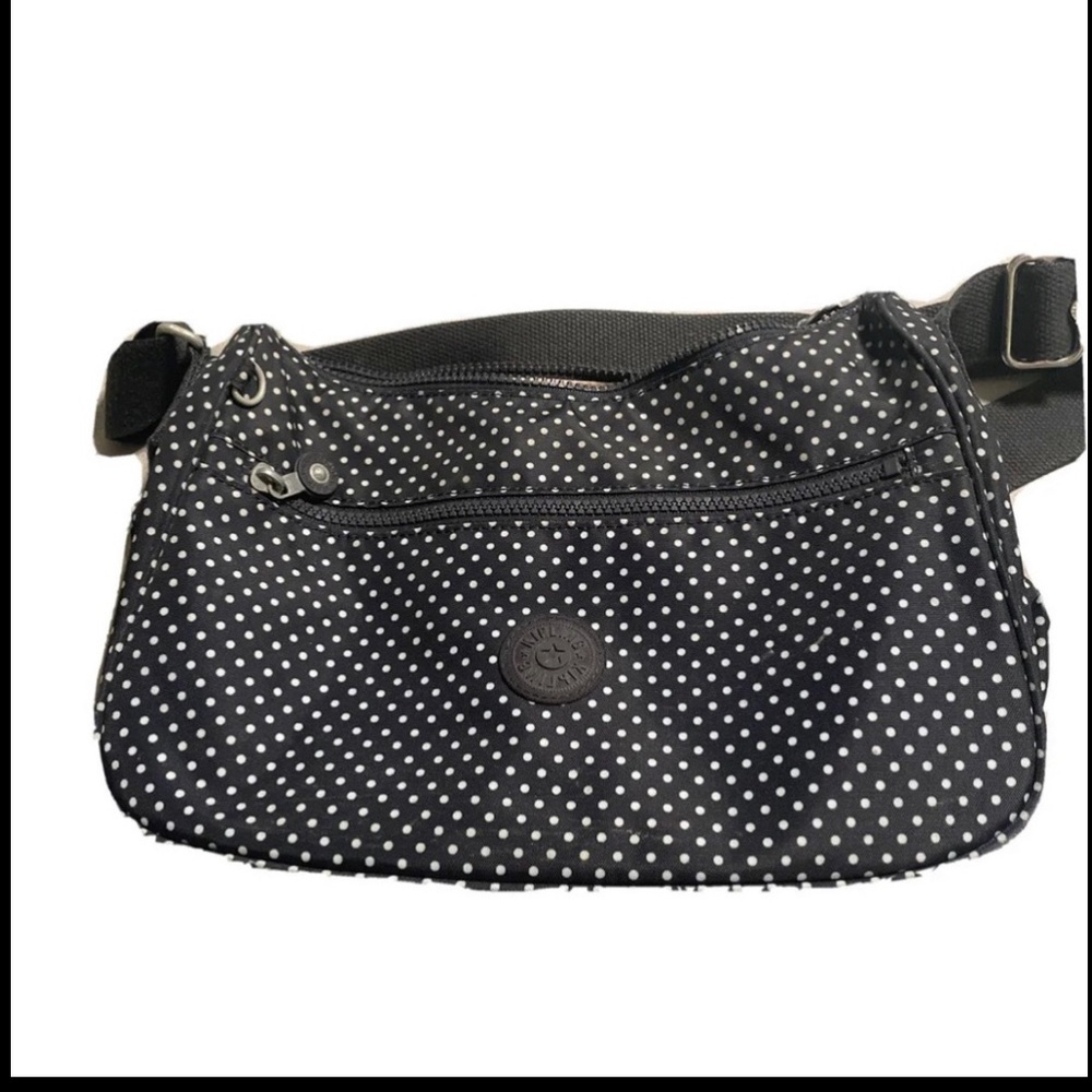 Navy Polka Dot Kipling Callie Crossbody